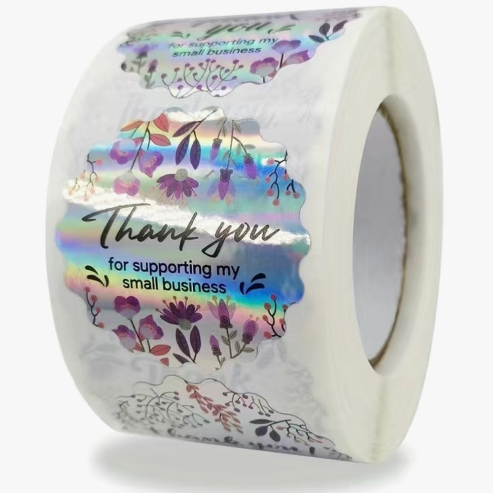 New . . .  “Thank You For Supporting My Small Business” Stickers |  500 per roll